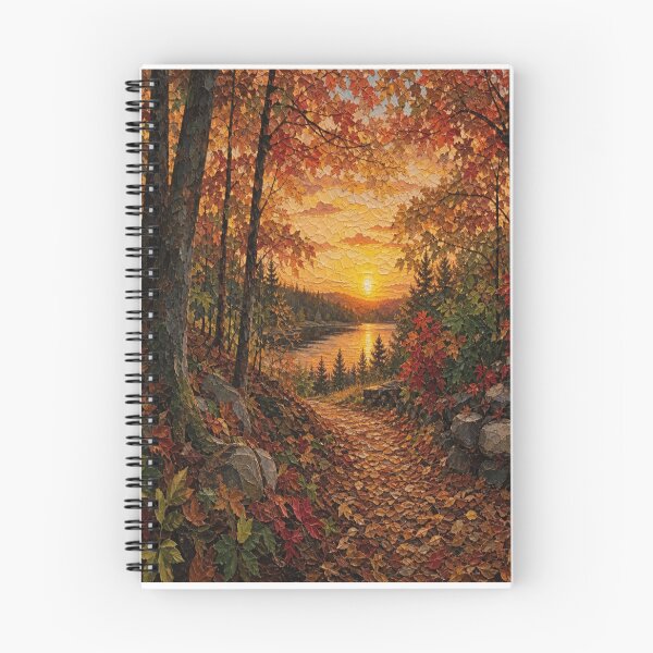Item preview, Fall Sunset designed and sold by Artnovalty.redbubble.com.