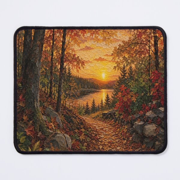 Item preview, Fall Sunset designed and sold by Artnovalty.redbubble.com.