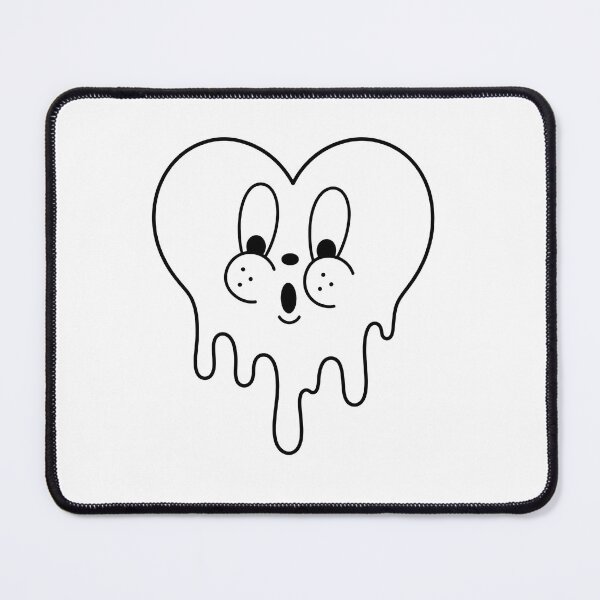 Item preview, Melting Heart Y2k Tattoo Design designed and sold by curethecat.