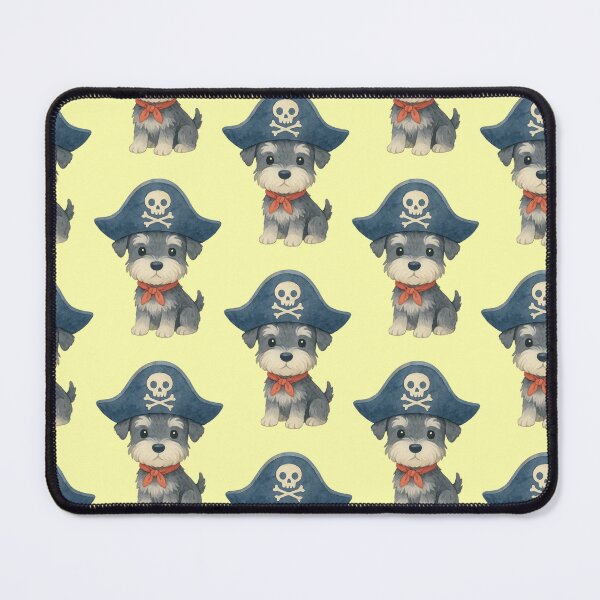 Item preview, Cute Schnauzer Pirate Tricorne Dog designed and sold by Mauswohn.