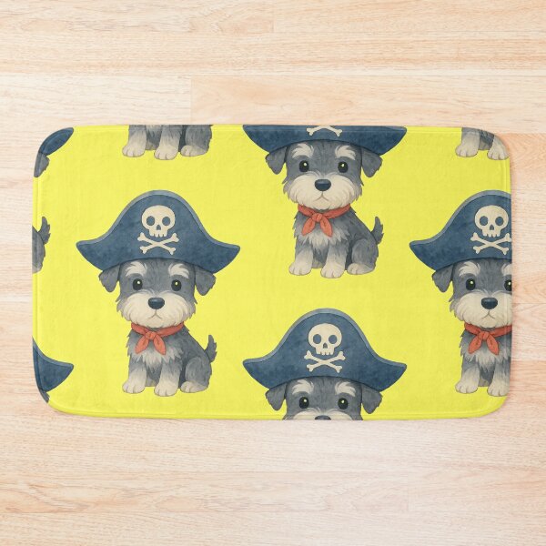 Item preview, Cute Schnauzer Pirate Tricorne Dog designed and sold by Mauswohn.