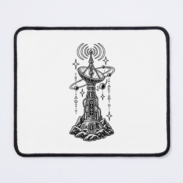 Item preview, Alien Signal Cosmic Tower designed and sold by AuudiVasustudio.