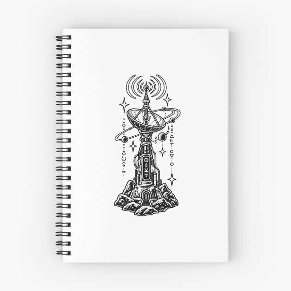 Item preview, Alien Signal Cosmic Tower designed and sold by AuudiVasustudio.