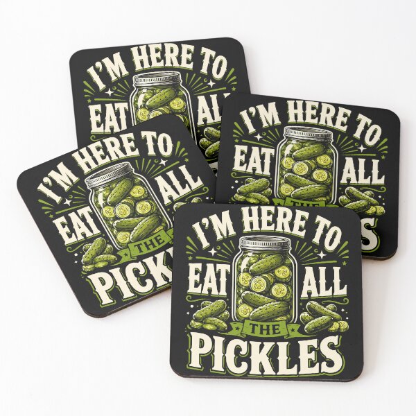 Item preview, I'm Here To Eat All The Pickles Funny Pickle Lover designed and sold by Portes-Ruty.