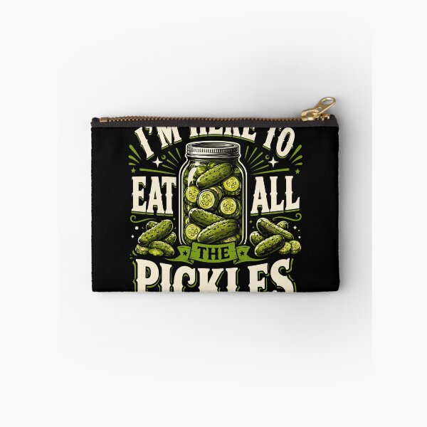 Item preview, I'm Here To Eat All The Pickles Funny Pickle Lover designed and sold by Portes-Ruty.