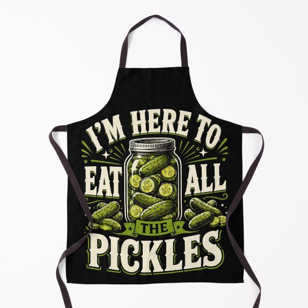 Item preview, I'm Here To Eat All The Pickles Funny Pickle Lover designed and sold by Portes-Ruty.