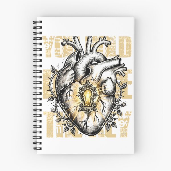 Item preview, The key to my downfall: a tattoo-style heart designed and sold by Anima Atra.