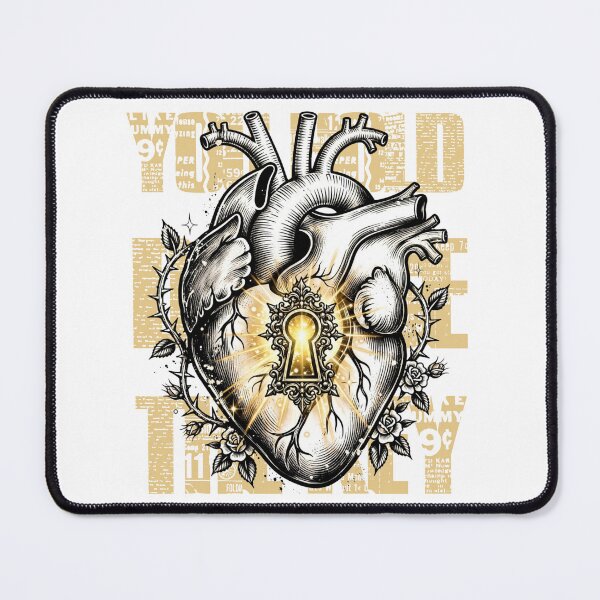 Item preview, The key to my downfall: a tattoo-style heart designed and sold by Anima Atra.