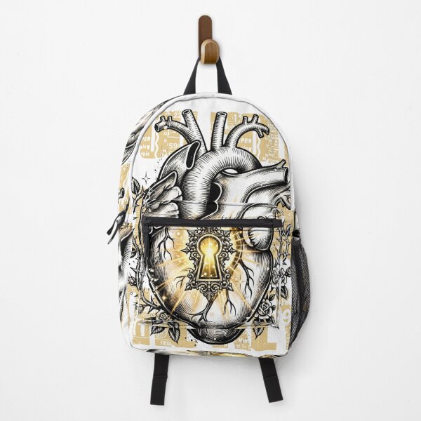 Item preview, The key to my downfall: a tattoo-style heart designed and sold by Anima Atra.