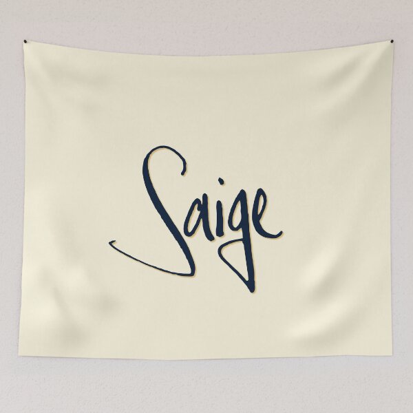 Item preview, SAIGE personalized type design designed and sold by CharlottePlaceArt.