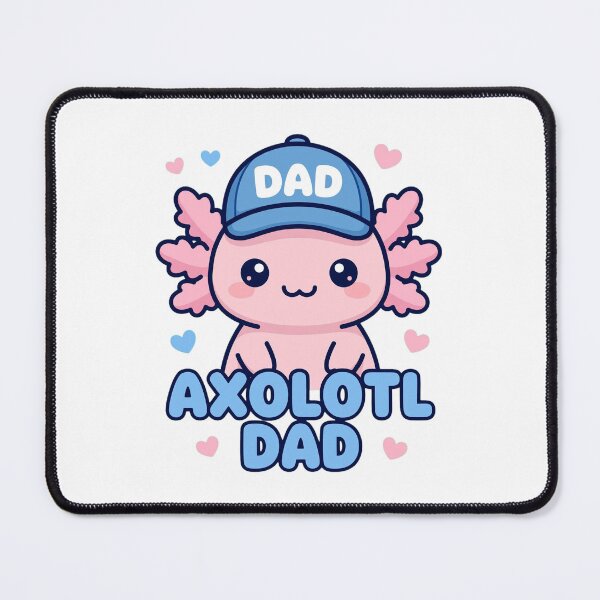 Item preview, Cute Axolotl Dad - Pink Axolotl Pet Owner Gift designed and sold by TauqeerArts.