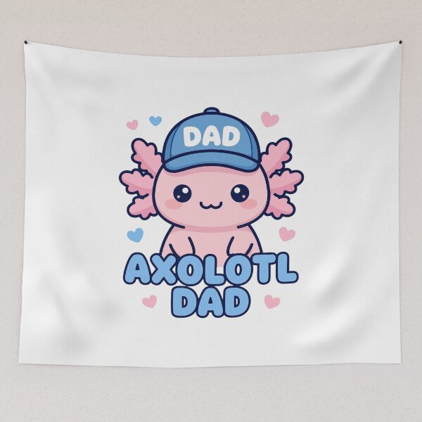 Item preview, Cute Axolotl Dad - Pink Axolotl Pet Owner Gift designed and sold by TauqeerArts.