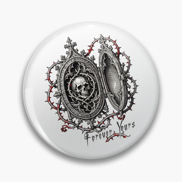 Item preview, Always Yours - Gothic Skull Medallion designed and sold by Anima Atra.