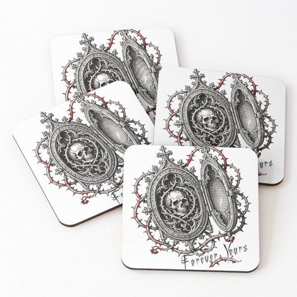 Item preview, Always Yours - Gothic Skull Medallion designed and sold by Anima Atra.