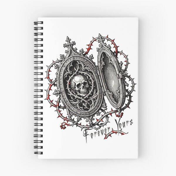 Item preview, Always Yours - Gothic Skull Medallion designed and sold by Anima Atra.