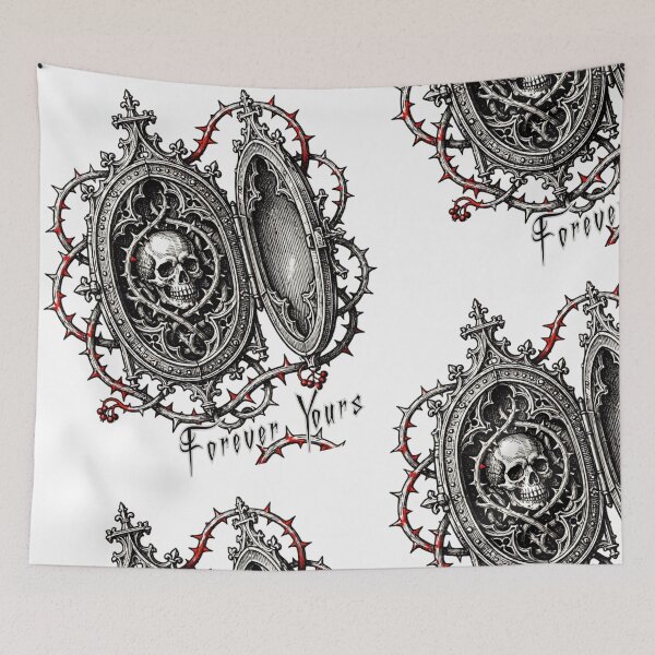 Item preview, Always Yours - Gothic Skull Medallion designed and sold by Anima Atra.