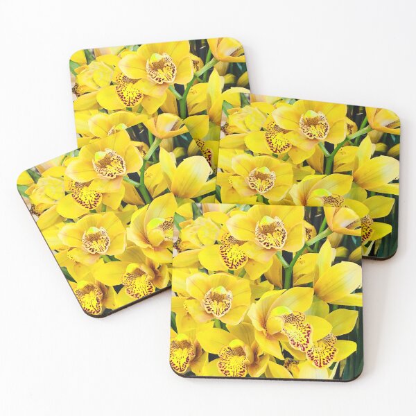 Item preview, Bright and Beautiful Yellow Orchid Floral Bouquet Art Photo designed and sold by DEC02.