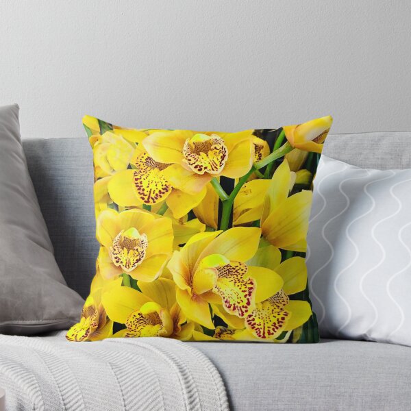 Item preview, Bright and Beautiful Yellow Orchid Floral Bouquet Art Photo designed and sold by DEC02.