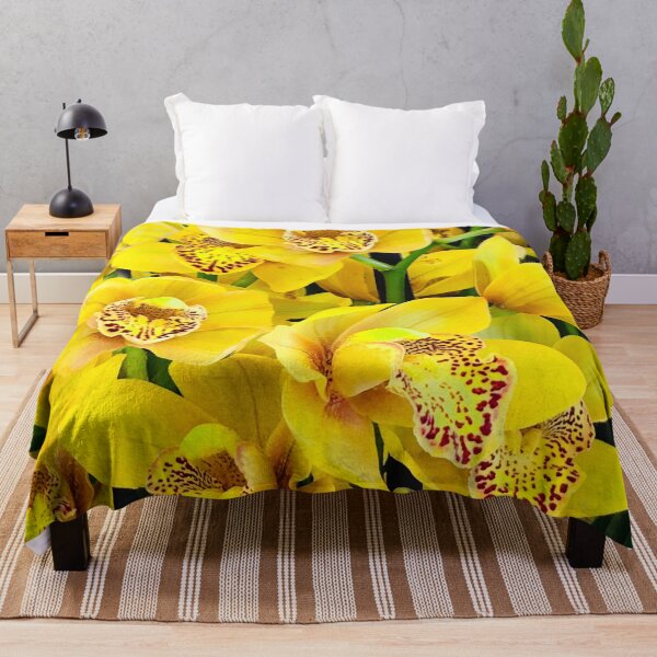 Item preview, Bright and Beautiful Yellow Orchid Floral Bouquet Art Photo designed and sold by DEC02.