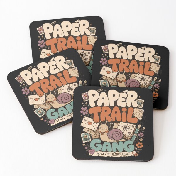 Item preview, Paper Trail Gang Snail Mail Vintage Stationery designed and sold by markymaarty.