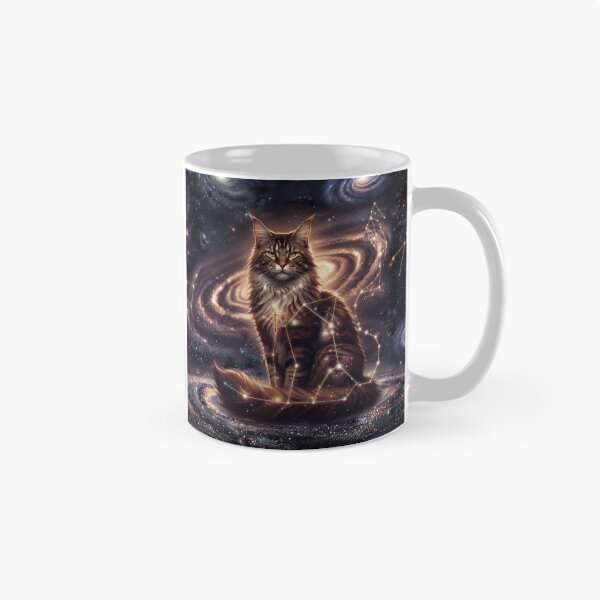 Item preview, Cosmic Maine Coon: Celestial Titan & Ancient Galaxy Guardian designed and sold by SOOstudio73.