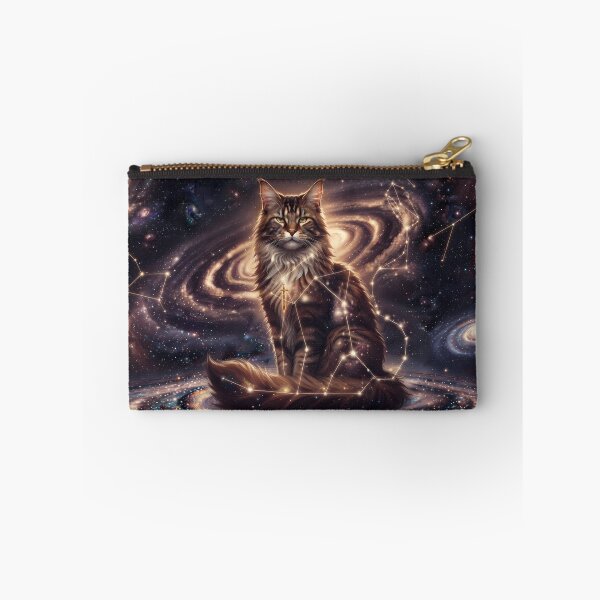 Item preview, Cosmic Maine Coon: Celestial Titan & Ancient Galaxy Guardian designed and sold by SOOstudio73.