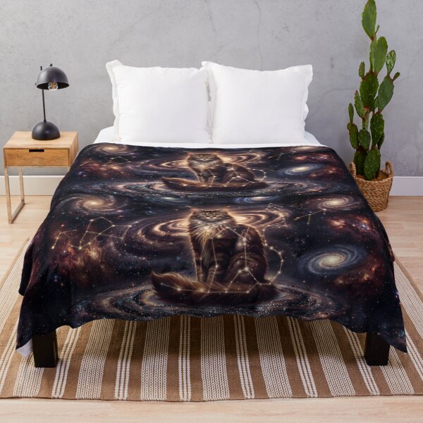 Item preview, Cosmic Maine Coon: Celestial Titan & Ancient Galaxy Guardian designed and sold by SOOstudio73.