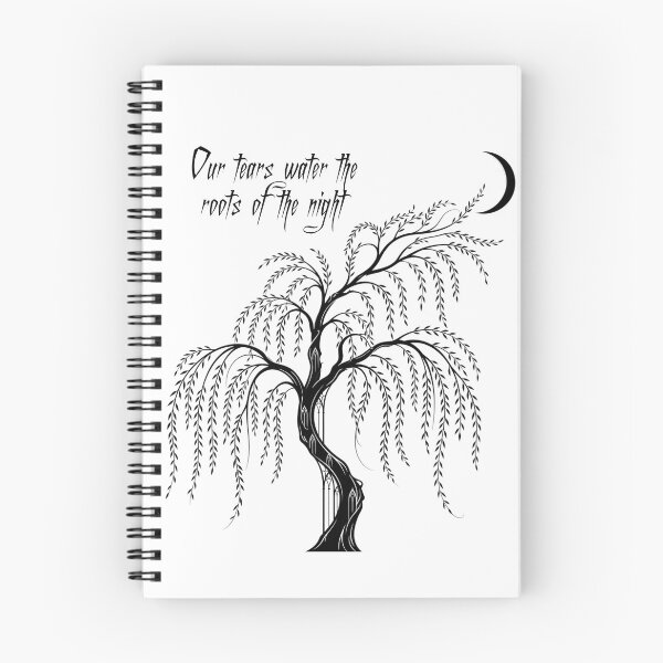 Item preview, Roots of the Night - Gothic silhouette of a willow designed and sold by Anima Atra.