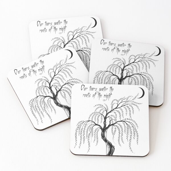 Item preview, Roots of the Night - Gothic silhouette of a willow designed and sold by Anima Atra.