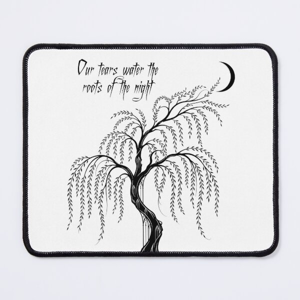 Item preview, Roots of the Night - Gothic silhouette of a willow designed and sold by Anima Atra.