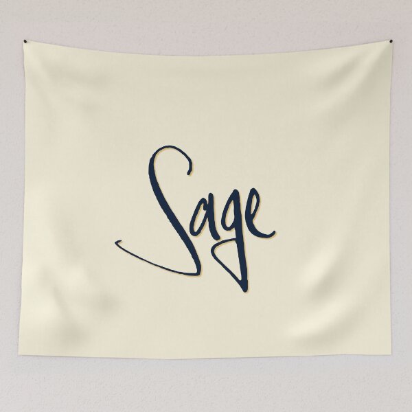 Item preview, SAGE personalized type design designed and sold by CharlottePlaceArt.
