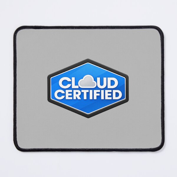 Item preview, Cloud Certified Badge Design | Microsoft Azure colors | Stickers, T-Shirts, Mugs, Backpacks, Pins, Notebooks & More designed and sold by I am Certified.
