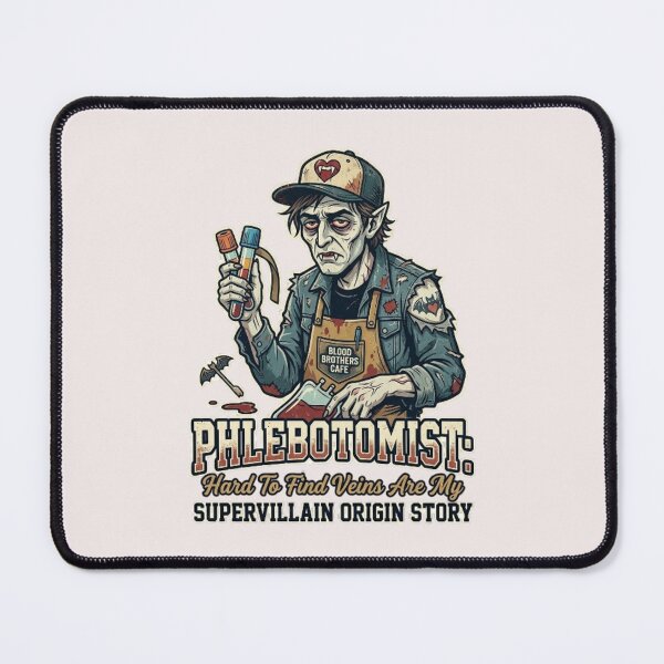 Item preview, Phlebotomist Vampire Hard To Find Veins Supervillain Origin Story designed and sold by LUKOWEAR.
