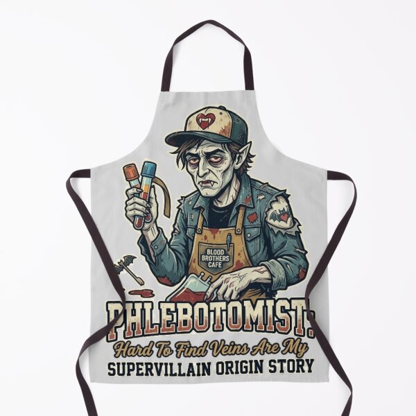 Item preview, Phlebotomist Vampire Hard To Find Veins Supervillain Origin Story designed and sold by LUKOWEAR.