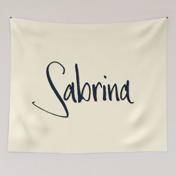 Item preview, SABRINA personalized type design designed and sold by CharlottePlaceArt.