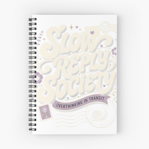 Item preview, Slow Reply Society Snail Mail Overthinker designed and sold by markymaarty.