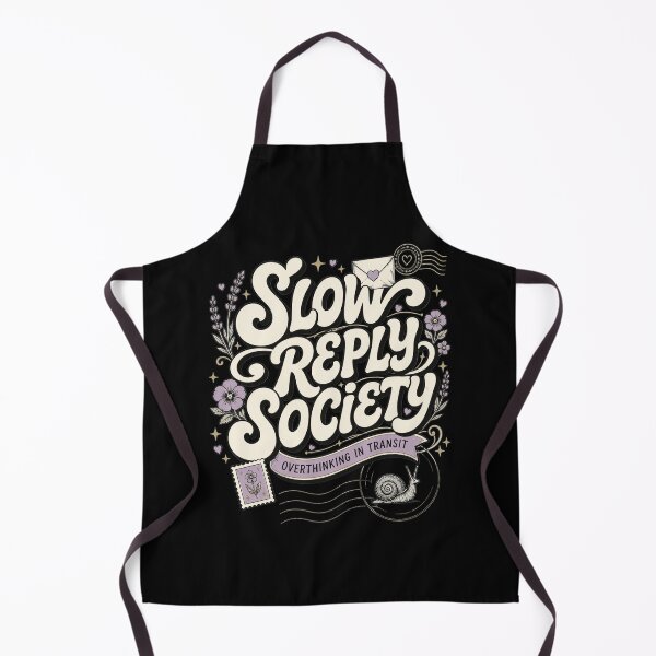 Item preview, Slow Reply Society Snail Mail Overthinker designed and sold by markymaarty.