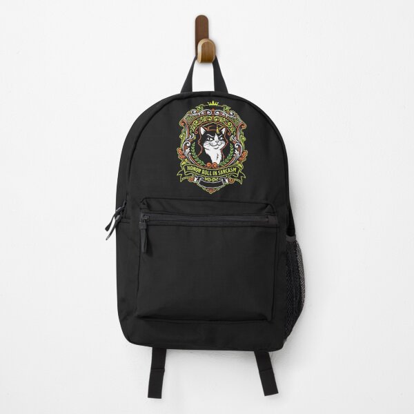 Item preview, Honor Roll In Sarcasm - Funny Cat Scholar Crest Gift designed and sold by SplashTastic.