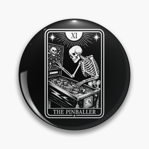 Item preview, The Pinballer Funny Pinball Player Skeleton designed and sold by Portes-Ruty.