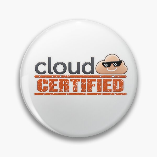 Item preview, Cloud Certified AWS Colors Design | Sticker | Tech Decals | Pin | meme  designed and sold by I am Certified.