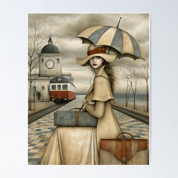Item preview, Whispers at the Clock Tower Station designed and sold by Venon28.