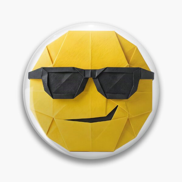 Item preview, Sly Origami Emoticon with Sunglasses  designed and sold by Marcu Ioachim.