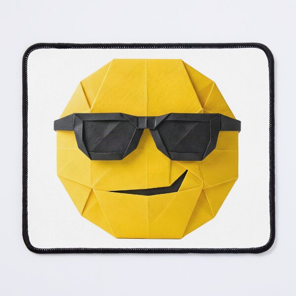 Item preview, Sly Origami Emoticon with Sunglasses  designed and sold by Marcu Ioachim.