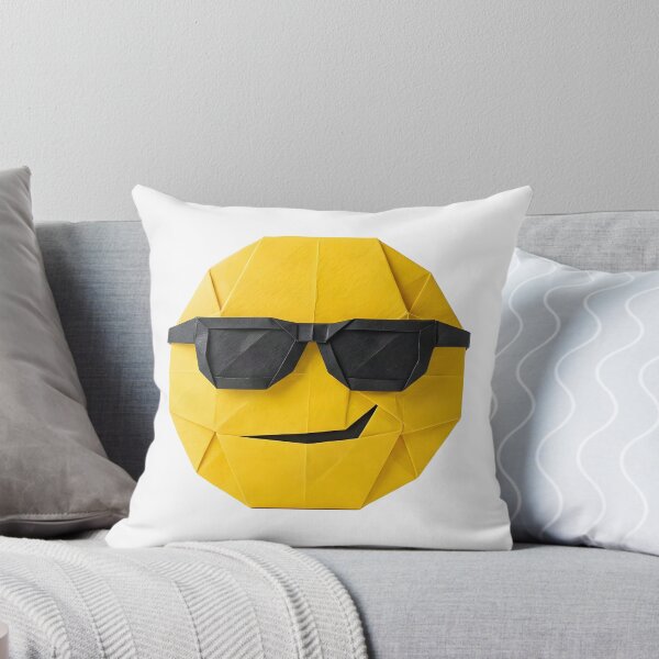 Item preview, Sly Origami Emoticon with Sunglasses  designed and sold by Marcu Ioachim.