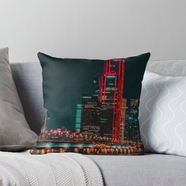 Item preview, Futuristic Seoul Night Cityscape and River designed and sold by Nightwindow.