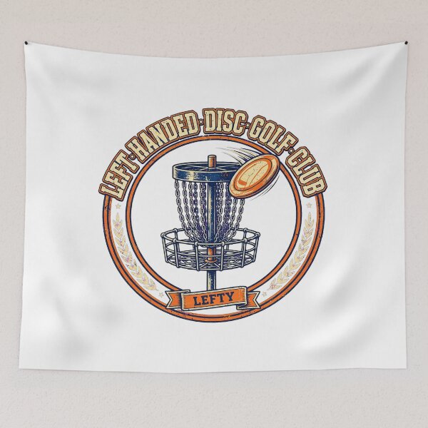 Item preview, Left Handed Disc Golf Club - Lefty Disc Golf Vintage Badge designed and sold by TauqeerArts.