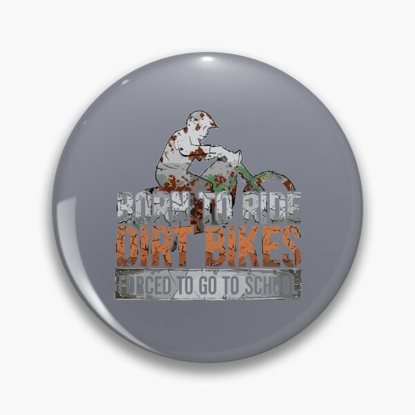 Item preview, Born To Ride Dirt Bikes Forced To Go To School Motocross Rider Student designed and sold by SofiBlair.