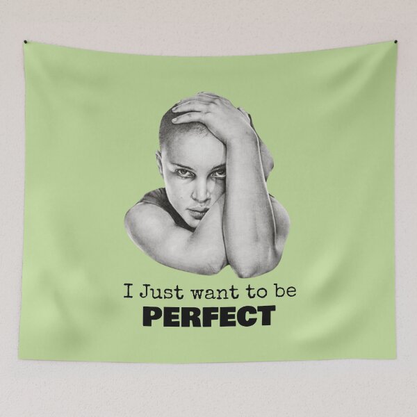 Item preview, I Just Want To Be Perfect - Inspirational Quotes designed and sold by Vicky021.