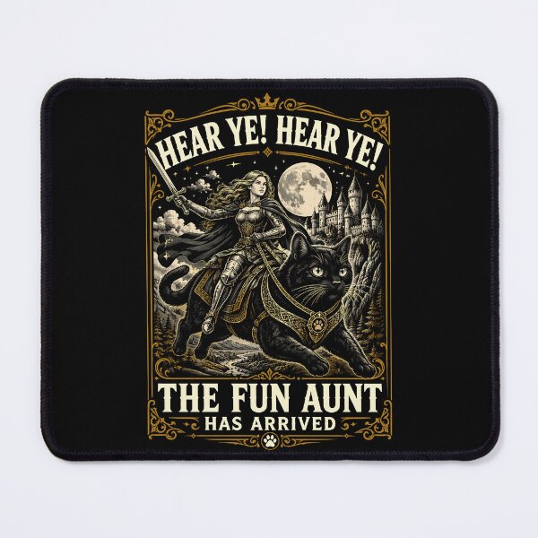 Item preview, Hear Ye Hear Ye, The Fun Aunt Has Arrived designed and sold by WemmaW.