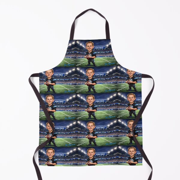 Item preview, Jared Goff at Ford Field – Detroit Lions Black Jersey Cartoon Art designed and sold by The Art Queen Of Michigan .